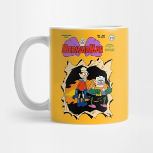 Mermaid Man and Barnacle Boy Comic Mug